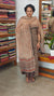 Black and beige cotton suit with kota doria dupatta