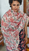 Indigo floral printed chanderi silk Suit - MC059