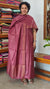 Maroon Bamboo Tussar Silk Suit - MVB