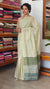 Light Pista Green Kota Saree with Pita Embroidery - EMR4