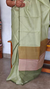 Sage Green Silky kota Saree - MP99