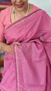 Lilac Kota Saree with Pita Embroidery - EMR4 - 3