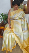 Shaded pure Tussar Silk Saree