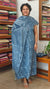 Steel Blue Printed Slub Cotton suit