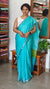 Cyan Blue Printed Kota Silk Saree - KTS3