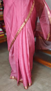 Blush Pink Kota Silk Saree - KTS3
