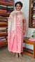 Pink Printed Cotton Suit with Chiffon Dupatta - 833F