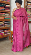 Fuchsia Pink Kota Saree with Cutwork - 409M - 2