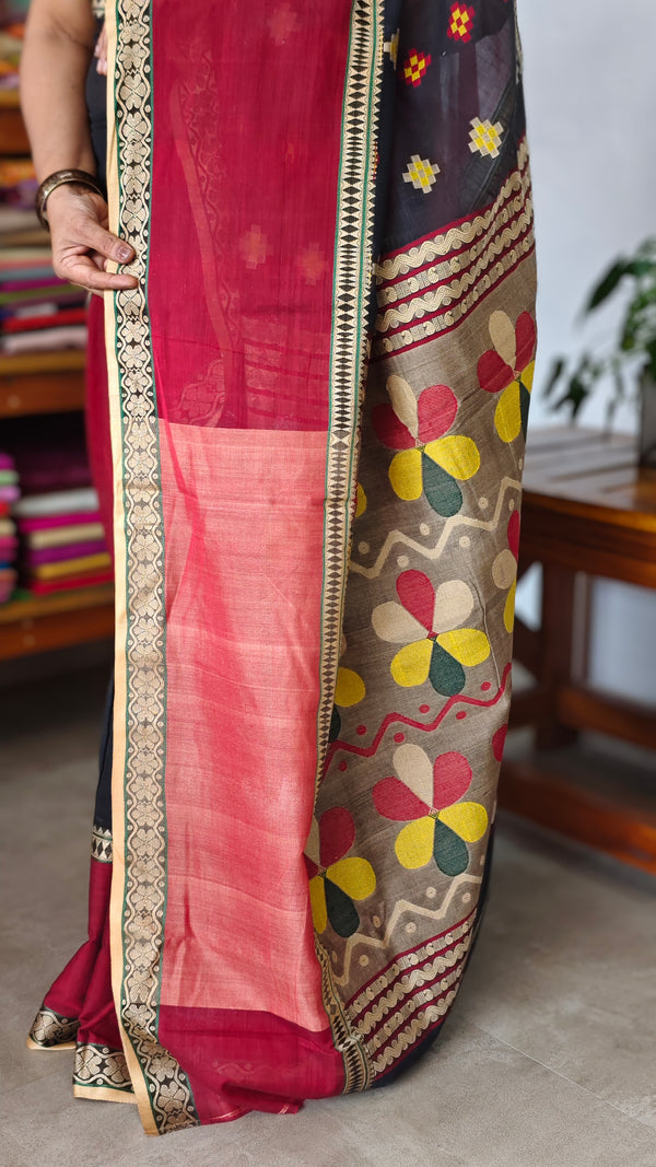 Handloom Bengal Cotton Saree
