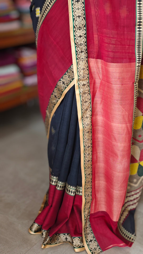 Handloom Bengal Cotton Saree