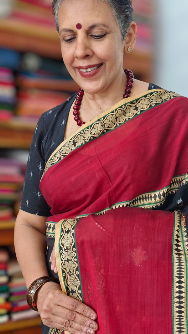 Handloom Bengal Cotton Saree