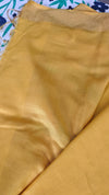 Mustard and Red Silk Saree (Discounted)