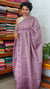 Lilac Lavender Net Kota Saree with Cutwork - 409M