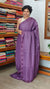 Purple Net Kota Saree with Cutwork - 409M