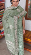 Sage Green Batik Printed Suit