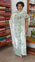 Off white and Green Linen Suit