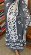 Grey Batik Printed Cotton Suit