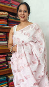 Lilac kota Sareewith Embroidery - 425NJ