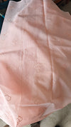 Peach Net Kota Saree with Applique Work - EP25