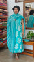 Firozi Blue Cotton Printed Suit