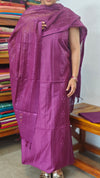 Grape Wine Semi Silk Suit - EAY6
