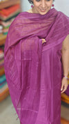 Grape Wine Semi Silk Suit - EAY6
