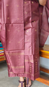 Deep Maroon Tussar Silk Suit - PT18