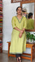 Lime Yellow and Green Cotton Kurti