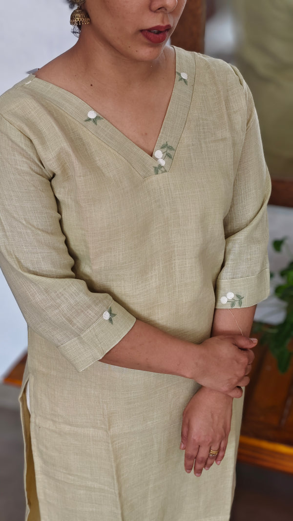 Linen Cotton Kurti