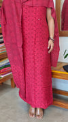 Reddish Pink Modal Cotton Suit