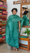 Teal Noel Tussar Silk suit - MNT4 - 2