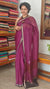 Wine Kota Silk Saree with Navy Blue Borders - KTS3