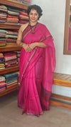 Magenta Kota Silk Saree - KTS3