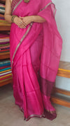 Magenta Kota Silk Saree - KTS3