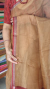 Mustard Beige Kota Silk Saree - KTS3 - 106PR