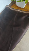 Mustard with Dark Brown Kota Silk Saree - KTS3