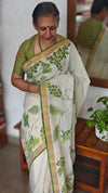 Hand Painted Kerala Saree