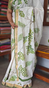 Hand Painted Kerala Saree