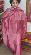 Blush pink Tussar Silk Suit - PT18