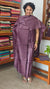 Plum Purple Tussar Silk Suit - PT18