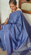 Blue Semi Silk Saree - GC42