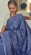 Blue Semi Silk Saree - GC42
