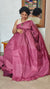 Blush Pink Semi Tussar Silk Saree - 34NU - 1