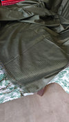 Dark Green Thin Striped Semi Silk Saree - BGR9