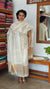 Cream and Gold Tussar Silk Suit - EN08