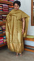 Dark Olive Green and Gold Tussar Silk Suit - EN08