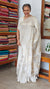 Ivory Chanderi Saree with Gold and Silver Jamdani Weaving - RLA2