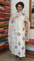 Off White Cotton Block Printed Top with kota doria dupatta