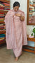 Nude Pink Muslin Suit with Embroidery