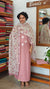 Mauve Pink Linen Cotton Suit with Floral Dupatta - BVC5